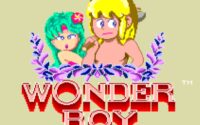 wonder boy title screen